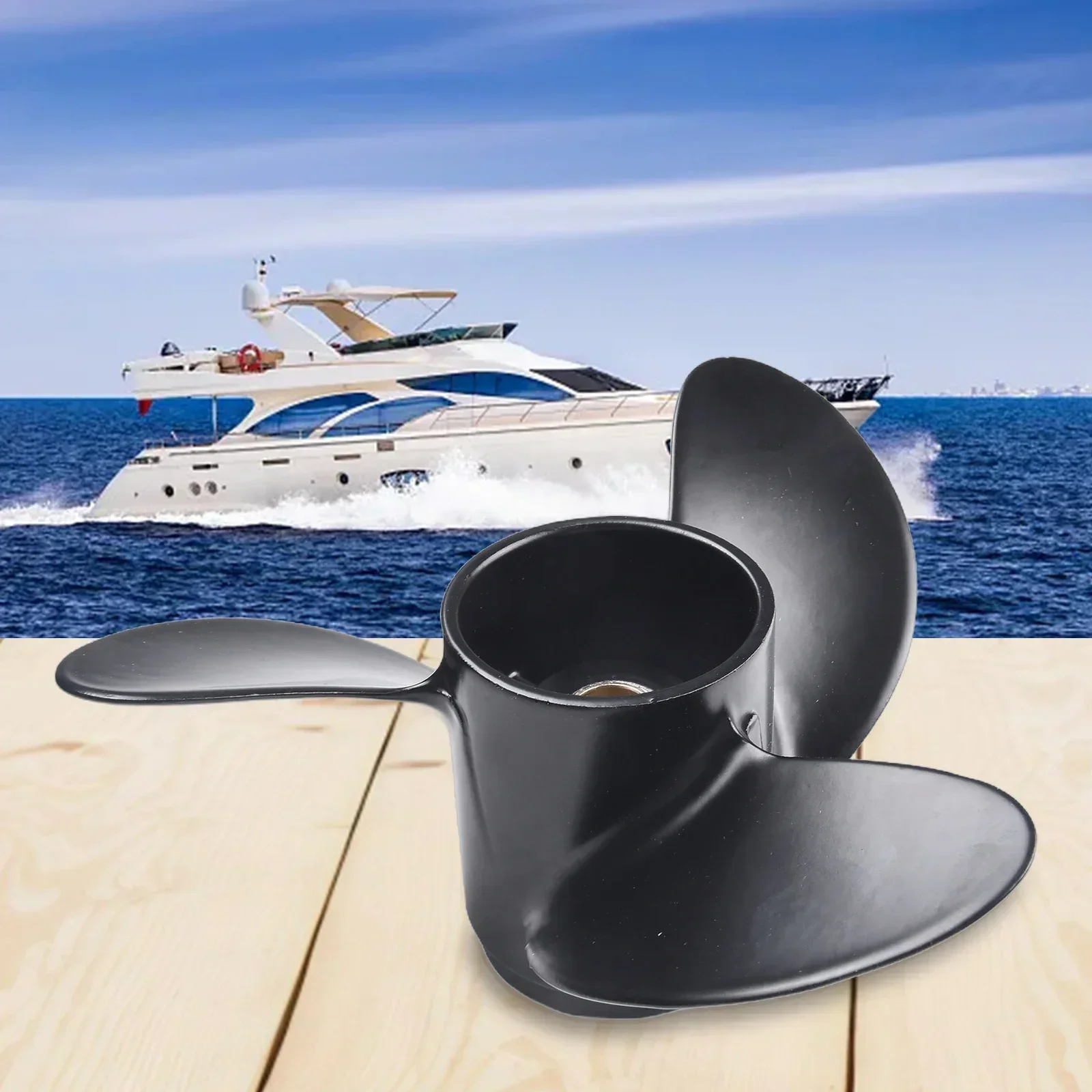 Boat Outboard Propeller 3-Blades 12 Tooth 7.8 X 8 For Mercury 2-Stroke 5 For HP Tohatsu 4~6 HP Boat Accessories