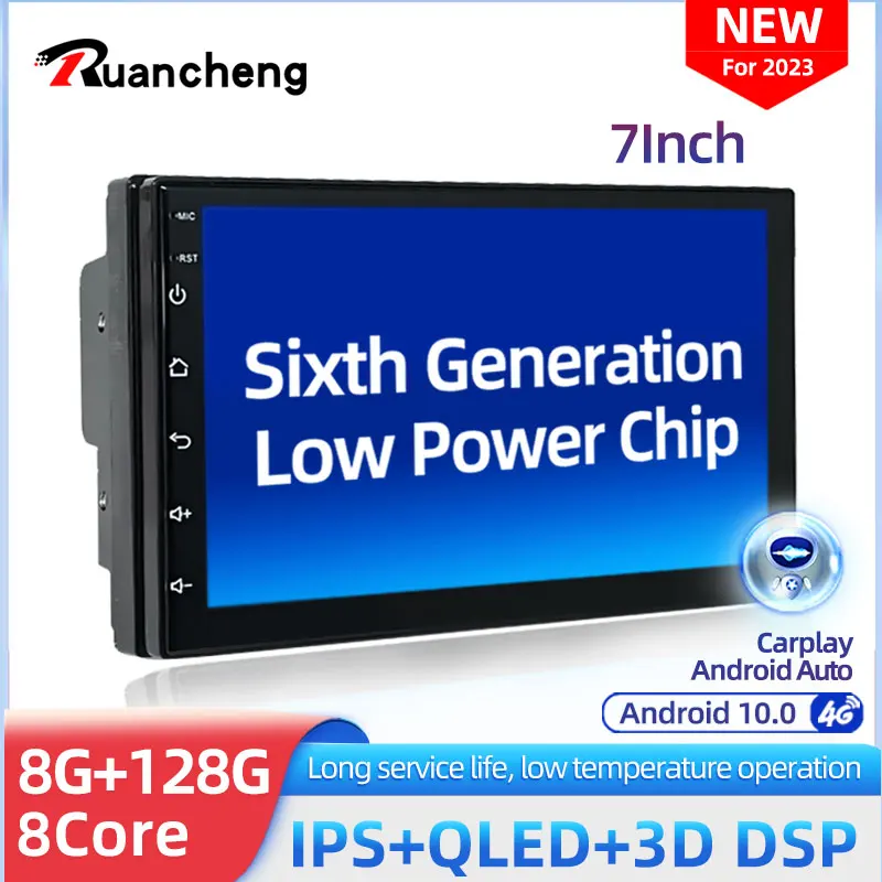 Ruancheng-8G-128G-Car-Radio-GPS-2din-Android-10-0-Auto-Carplay ...