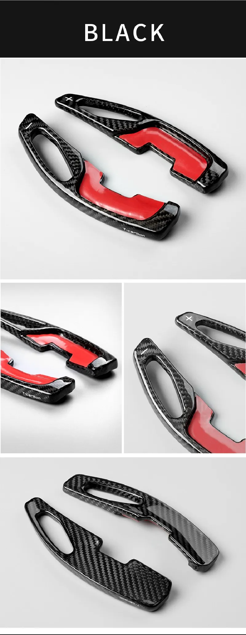 T-carbon Steering Wheel Paddle Shift For Lexus GS250 ES250 RX250 RX Shift Extension Paddles Shifter