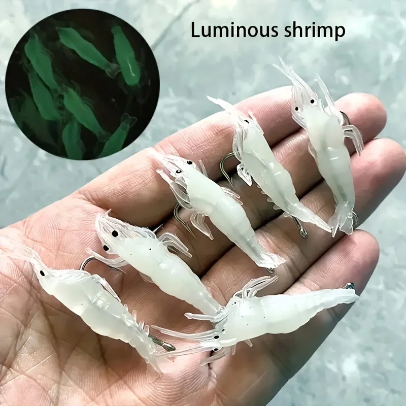 Fishing Lure 510/20pcs Shrimp Lures for Freshwater Saltwater