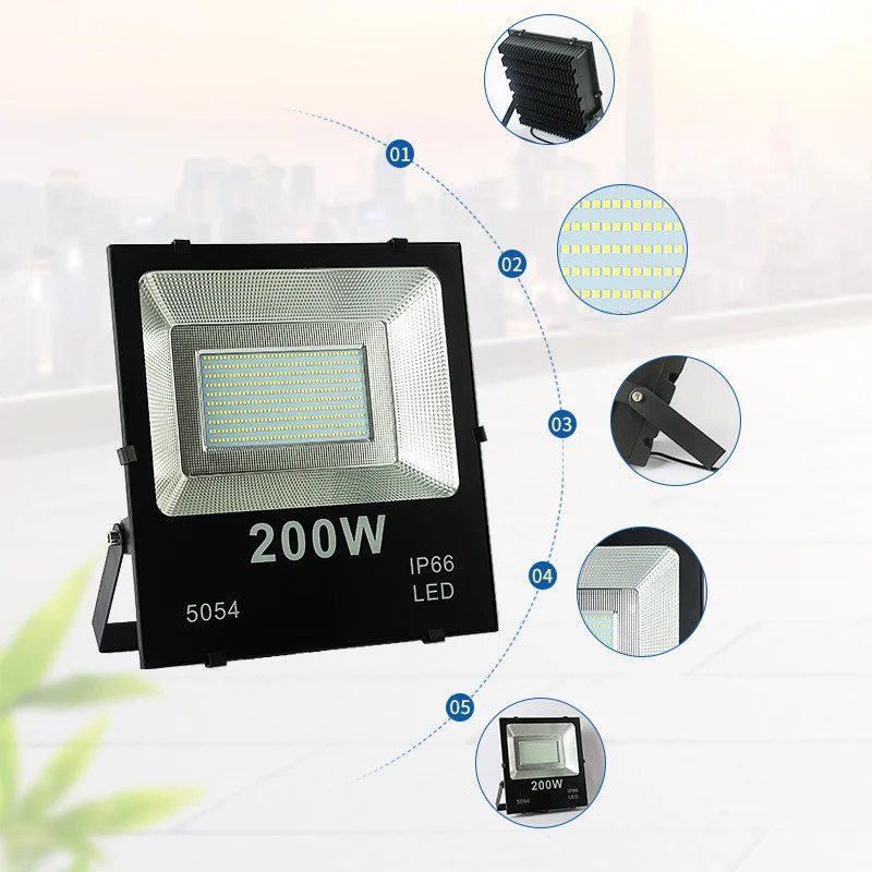 30w led floodlight LED Flood Light Waterproof 220V 10W 20W 30W 50W 100W 150W Outdoor Garden Projector Lighting Spotlight Wall Floodlights B5287 solar security light