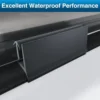 Shower Door,60" W x 76" H, 1/4" Tempered Glass Shower Door, Sliding Shower Glass Door, Easy to Clean, Matte Black Finish 4