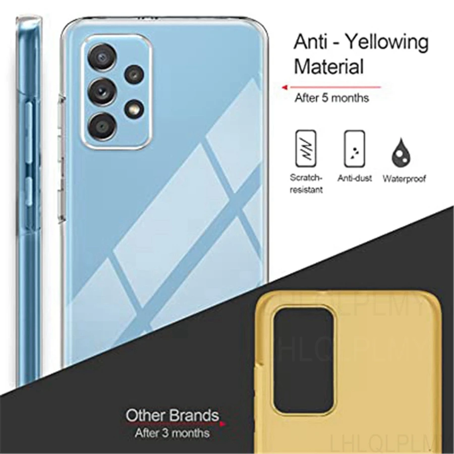 Double-Sided Clear Protective Case with Front Cover