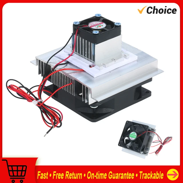 TEC Electron Semiconductor เครื่องทําความเย็น Cooler แผ่นทําความเย็น DIY หม้อน้ํา Local Cooling พื้นที่ขนาดเล็ก Cooling อุปกรณ์ชุด 1