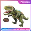 Electric RC Dinosaur Kids Pet Toys Tyrannosaurus Rex Remote Control Animal Model Eyes Shine Walk Sounds For Boy Children Gifts 1