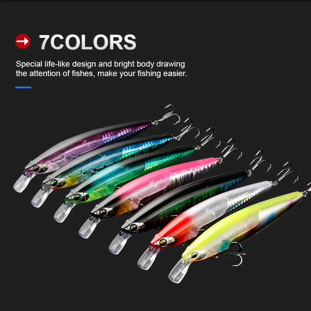 Floating Minow 130mm 18.5g Long Shot Hard Bait Flash Blade Wobbler Fishing  Lure High Quality Hard Baits Sea Bass Lure - AliExpress