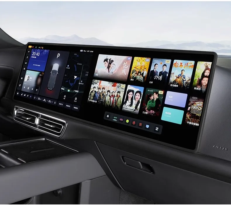 for Li 9 Lixiang L9 Central Control Navigation Screen Inner Rearview Mirror Protective Cover Silicone Car Interior Decoration
