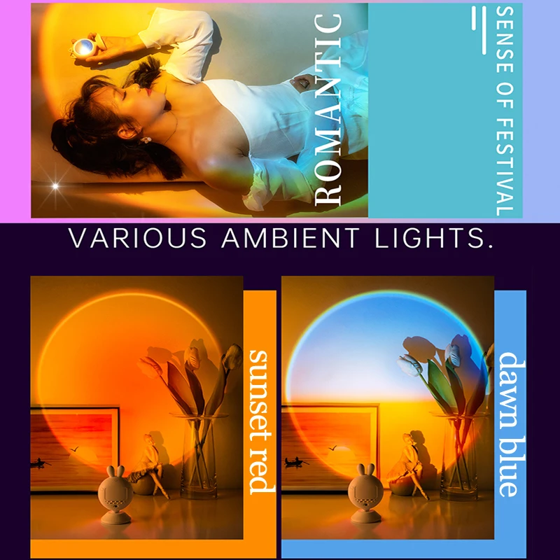 �ϸ� �������� �� LED �� �� USB ������ LED �ϸ� ���� 7 �� Dimmable ������ ���� ħ�� ��� Nightlight