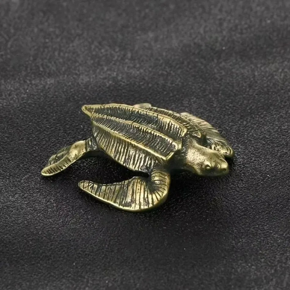 1 Pcs Turtle Brass Clothes Cupboard Door Handle Turtle Drawer Copper Fittings Living Room Bedroom Wall Decorations