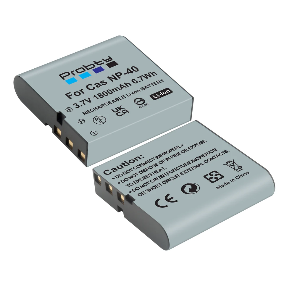 1 Pc NP-40 Battery For Casio NP-40 Exilim EX-Z600, EX-Z750, EX