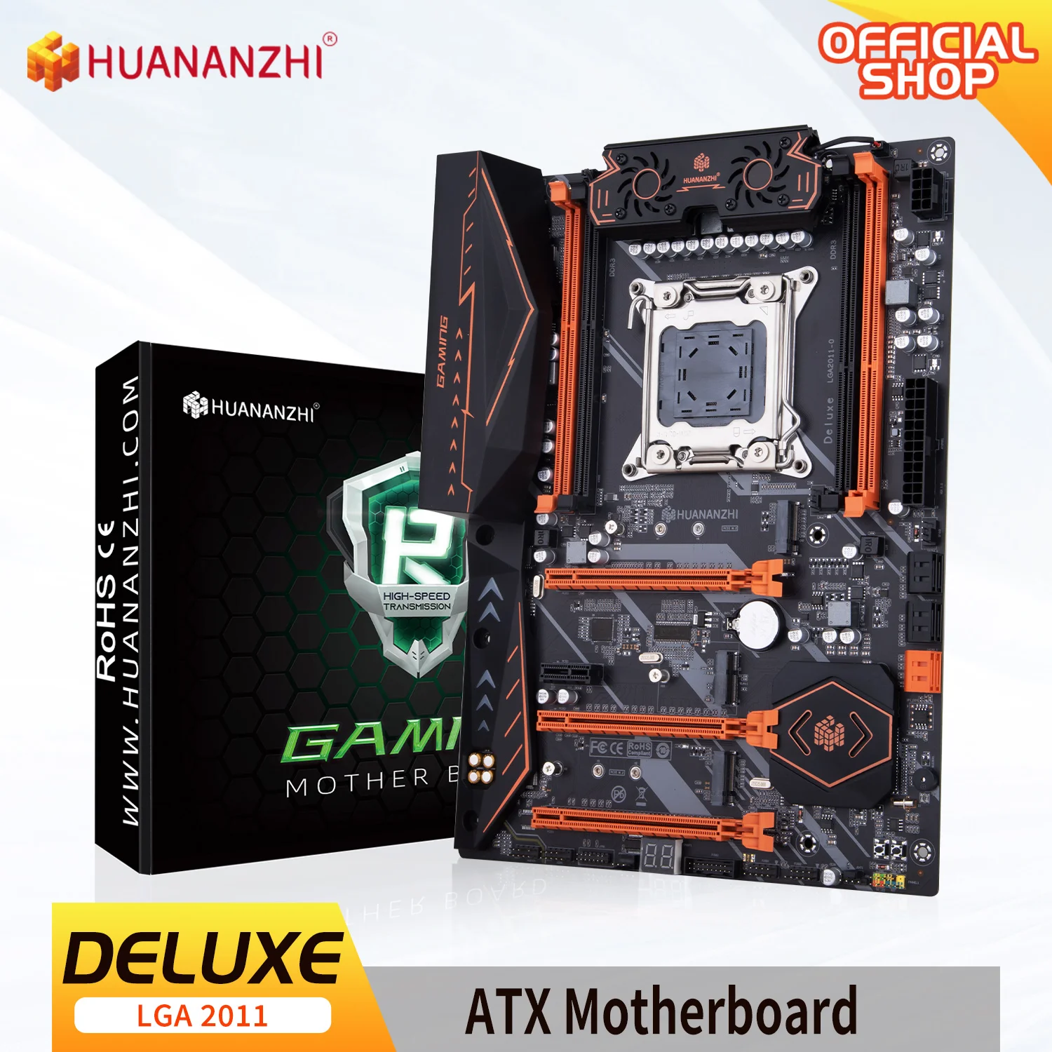 HUANANZHI X79 DELUXE LGA 2011 3 XEON X79 wsparcie płyty głównej Intel ...