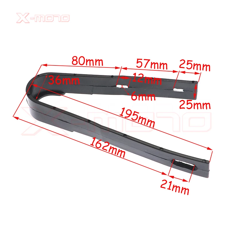 Chain Slider Rear Swingarm Cover Protector Guard Guide motorcycle chain guide cover for Pit Dirt Trail Bike Nylon plasticchain runner protector for pit bikes