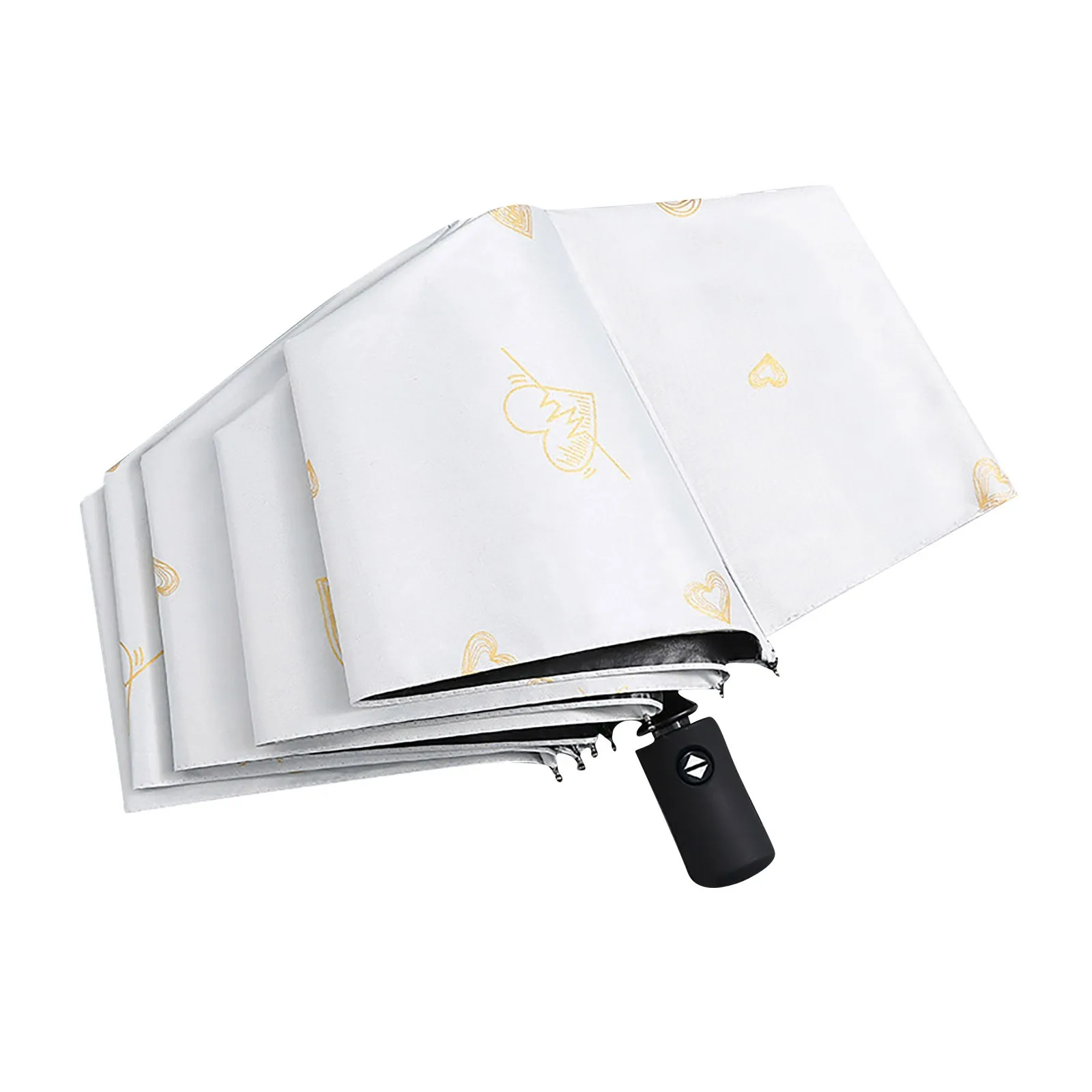Folding umbrella automatic umbrella sun umbrella Folding Automatic Umbrella Men And Women Students Cute Sun Umbrella Sunshade Anti-Ultraviolet Rain And Sunny Dual-Use