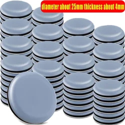 Self - Adhesive Furniture Floor Protectors - Anti - Scratch Rubber Leg Pads for Chairs, Sofas, and Tables (Set of 40) (Round)