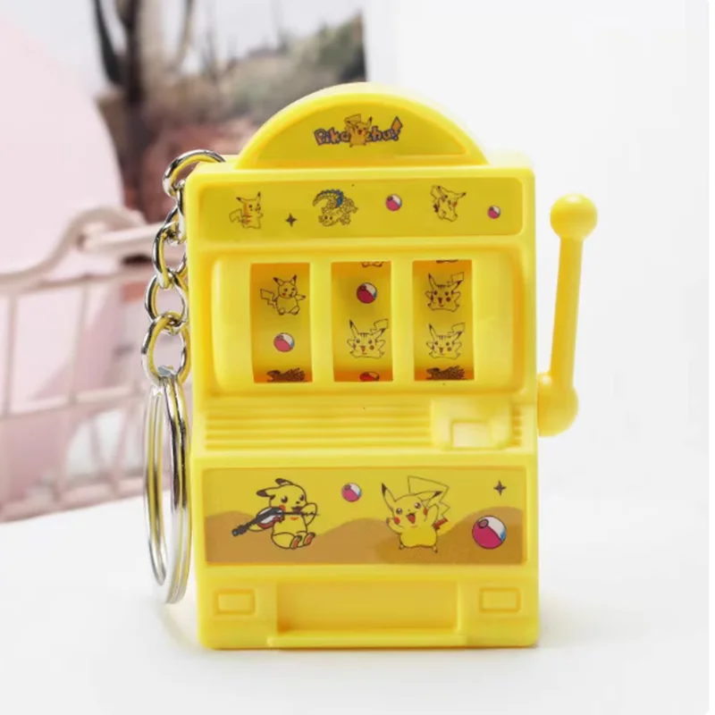Lucky Shaker Pendant Game Machine, Lottery Machine, Keychain, Fruit Digital Childhood, Nostalgic Game Pendant