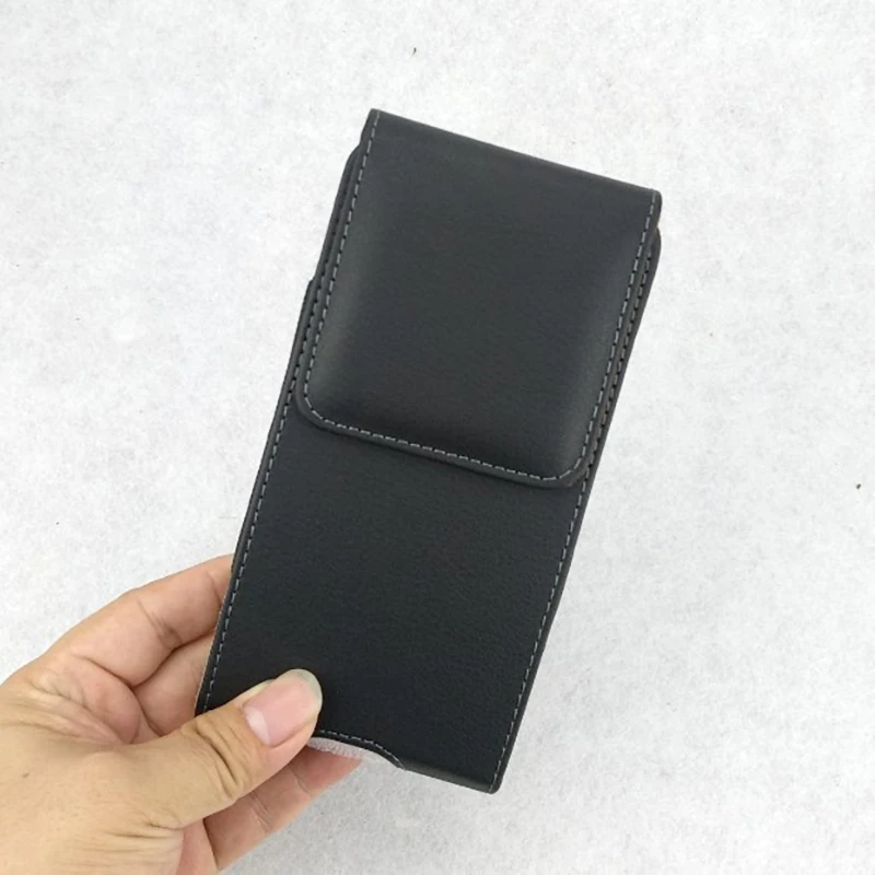 Leather Phone Holster Waist Bag for Men