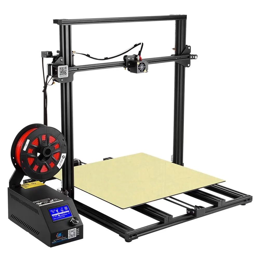 resin printer Black 3D Printer Kit Creality 3D CR-10 S5 DIY Large Print Size 500x500x500mm Easy Assemble Printer 3D Filaments+Hotbed+Tools best budget 3d printer