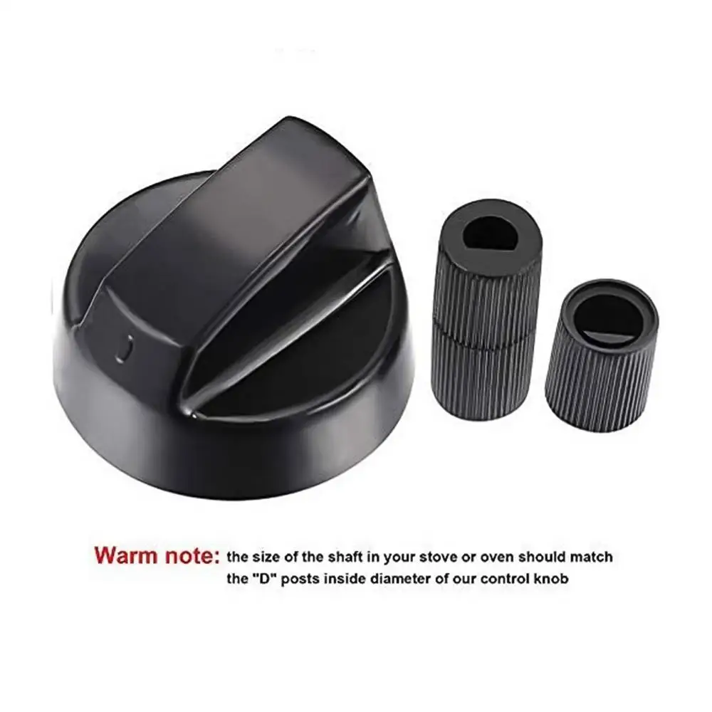 Description Picture 5 of item4 Sets Stove Top Control Knobs Univer-sal Thermostat Stove Button Knobs Accessories For Home Kitchen Cookers Knobs & Adapters