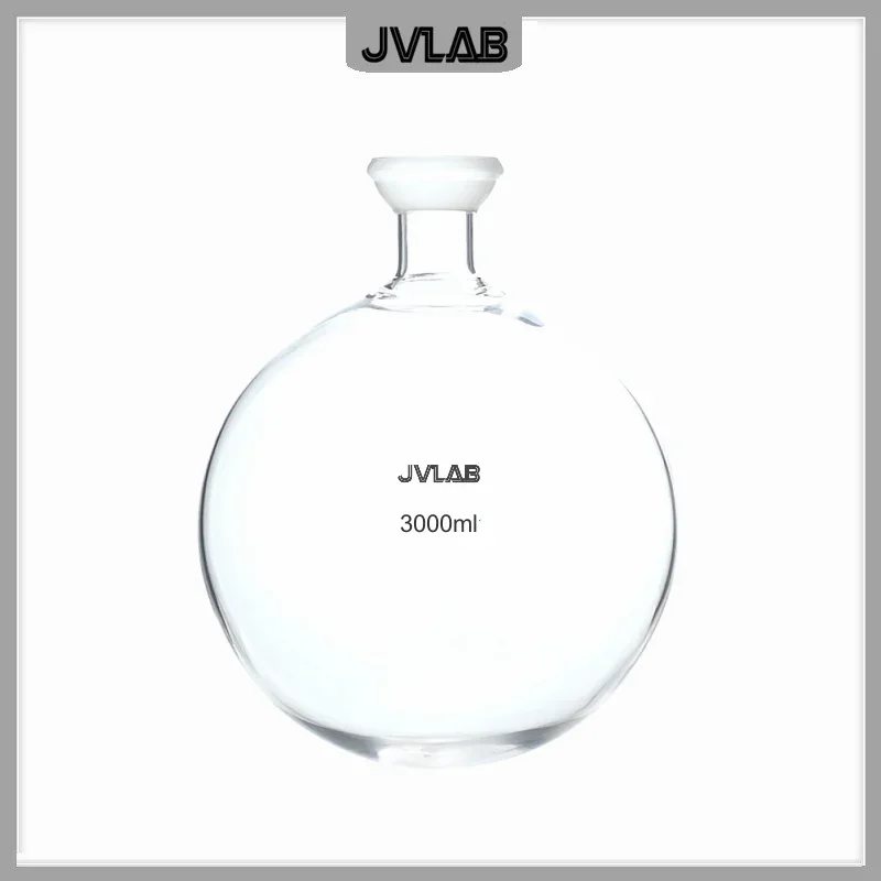 

Receiving Flask 3L Rotary Evaporator Accessories Lab Glassware Spherical Mouth Flask 3000ml Round Bottom Mouth Diameter 35mm 1EA