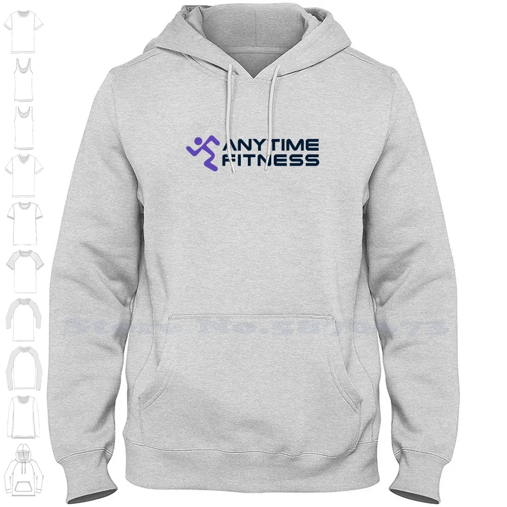 

Anytime Fitness Logo Unisex Clothing 100% Cotton Sweatshirt Printed Brand Logo Graphic Hoodie