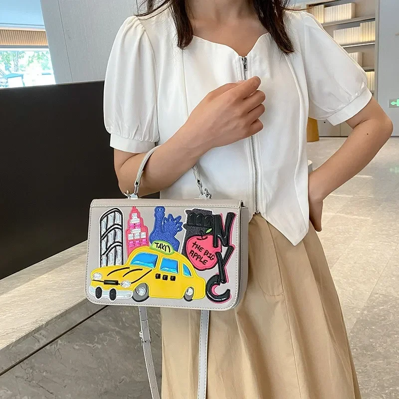 Progetta la nuova borsa a tracolla Casual da donna borsa a tracolla da viaggio con ricamo alla moda di tendenza borsa a tracolla da viaggio regalo di fascia alta