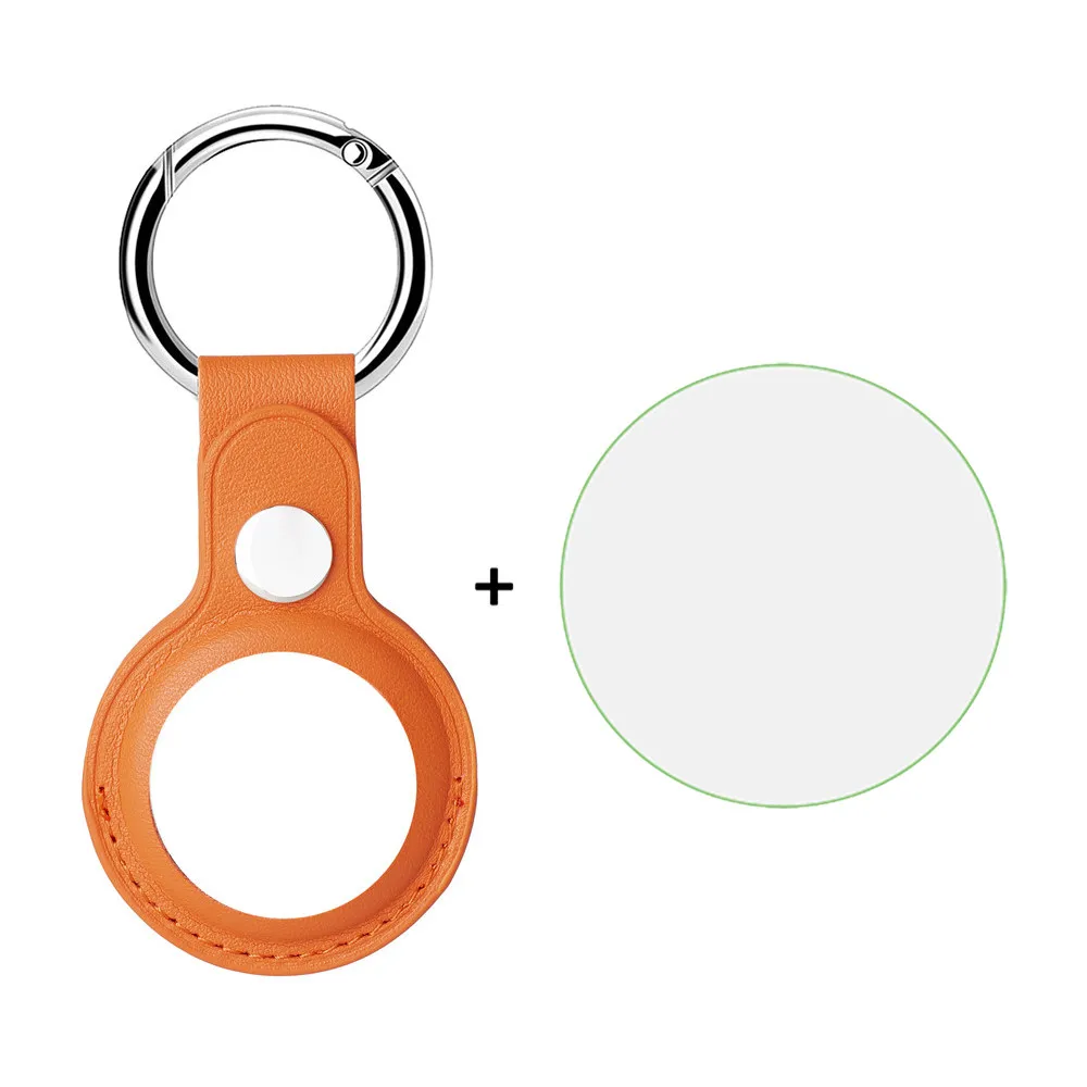 2020 new For AirTags Cover  Leather Protection Anti-Lost Protective Case For Apple Locator Tracker Cover 