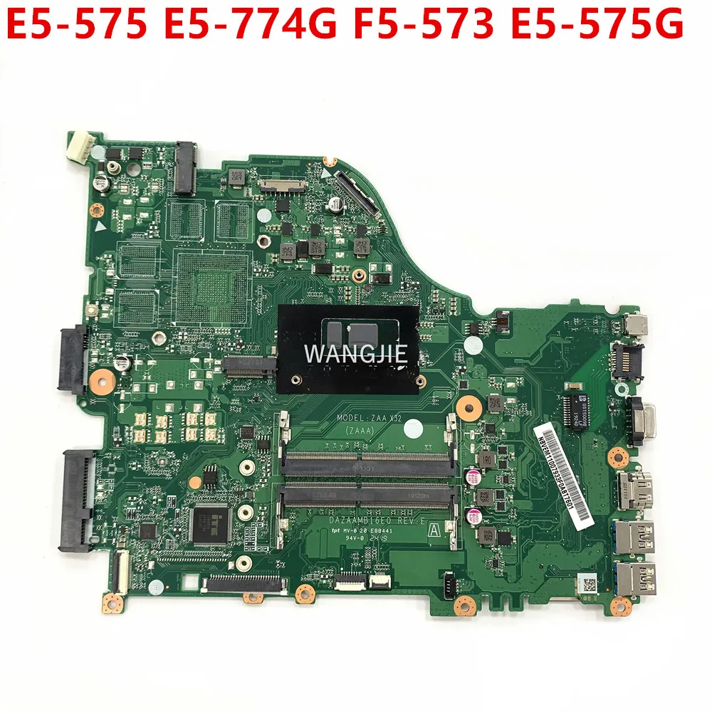 

DAZAAMB16E0 для ACER Aspire E5-575 E5-575G F5-573G P259-MG материнская плата для ноутбука SR3JY i3-7130U NBYBM11007 100% рабочий
