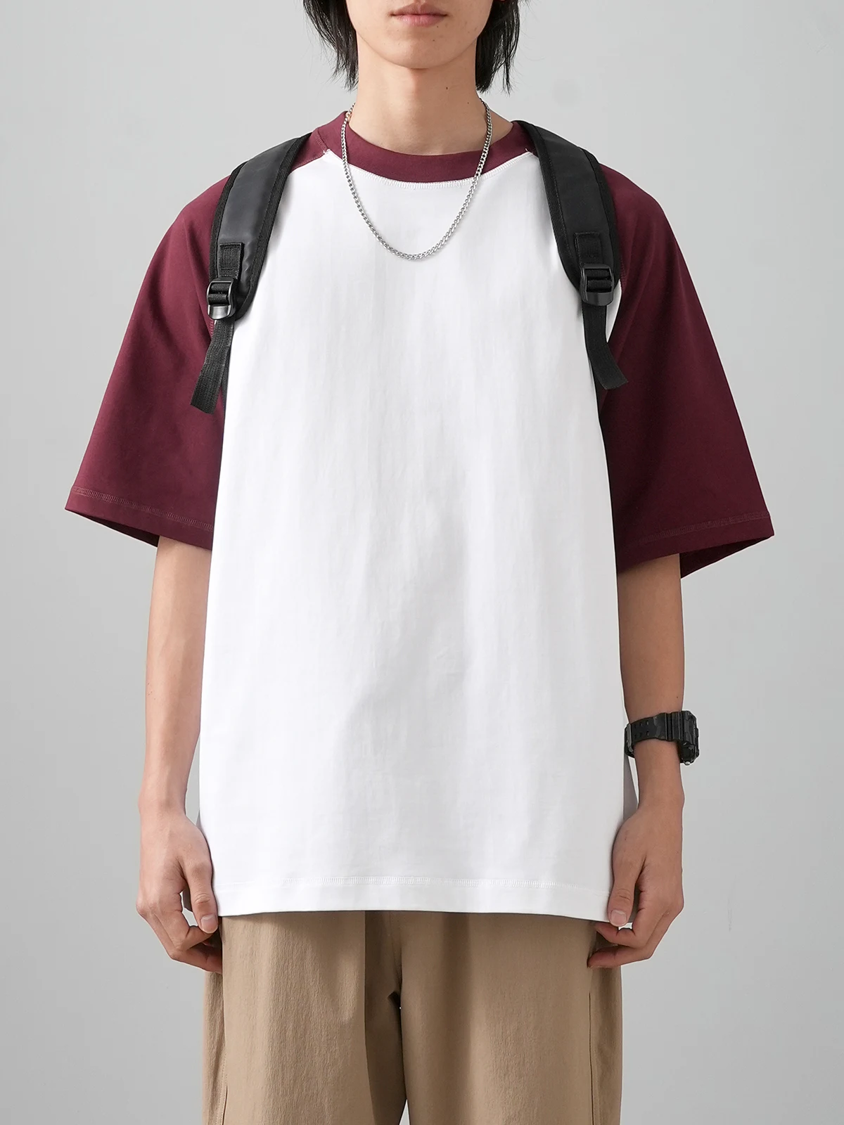 Brand Cotton Tshirts Women Mens Patchwork Color Short Sleeve White Black Basic Tees Top Woman Summer Y2K T-shirt Fashion Trend 2