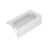 Princeton PRO Above Floor Alcove Bathtub 60 x 30-Inch Drain White Slip-Resistant Surface Easy Installation ADA Compliant 2