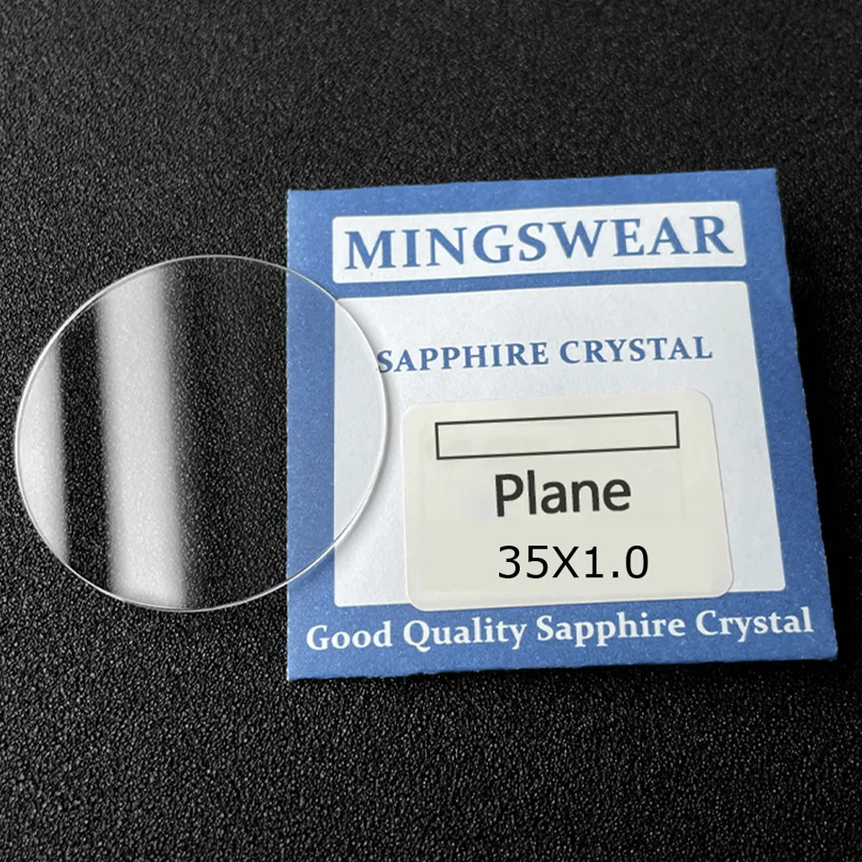 Sourcing Map Diametro 41,5 Mm, Lente In Vetro Zaffiro Per Orologio, Parti Di Ricambio Rotonde Piatte Da 1 Mm Di Spessore Per Riparazione Orologiai Trasparenti - Foto 8