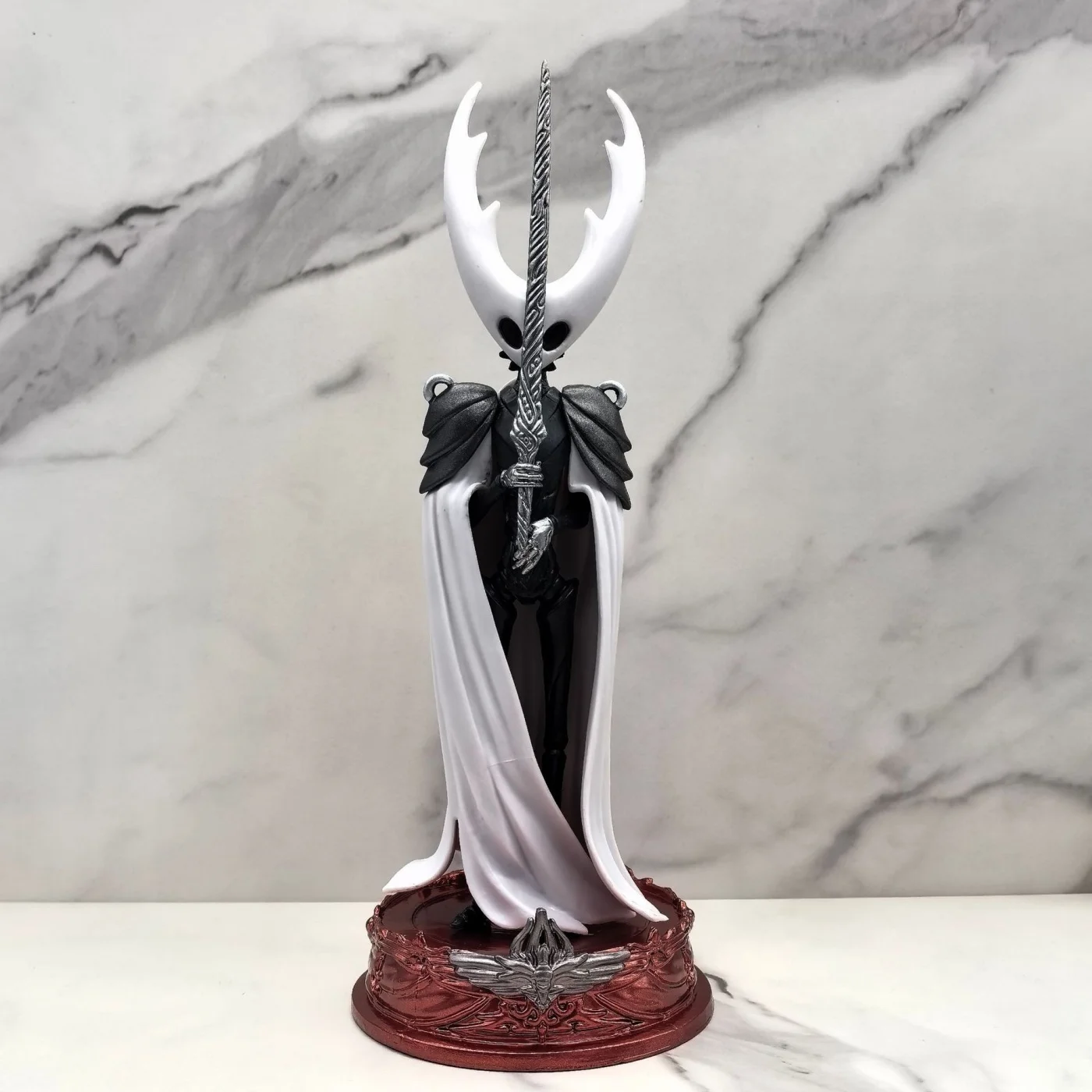 Statue displayed on a desktop