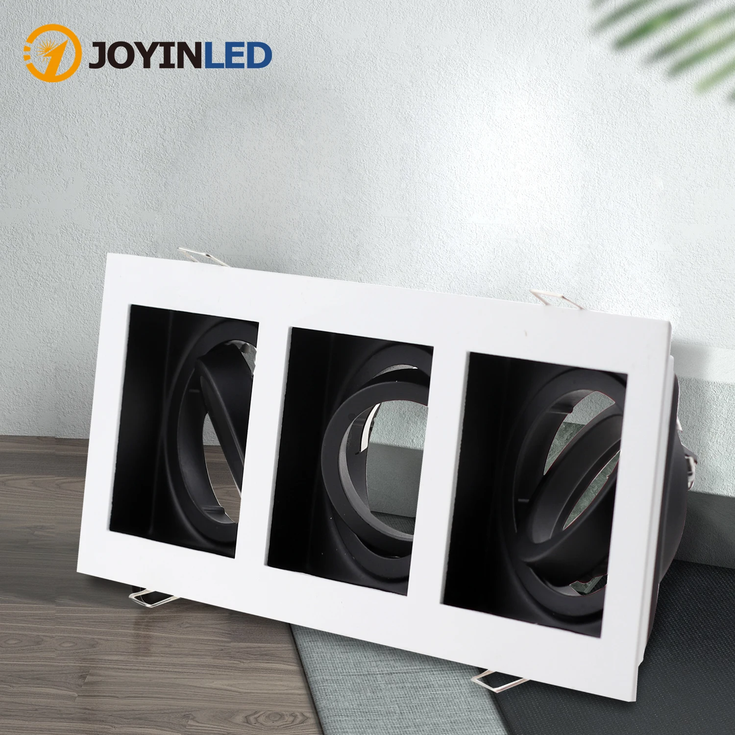 

Новый дизайн светодиодный потолочный светильник Квадратная Белая Встраиваемая Регулируемая рамка MR16 GU10 лампа держатель