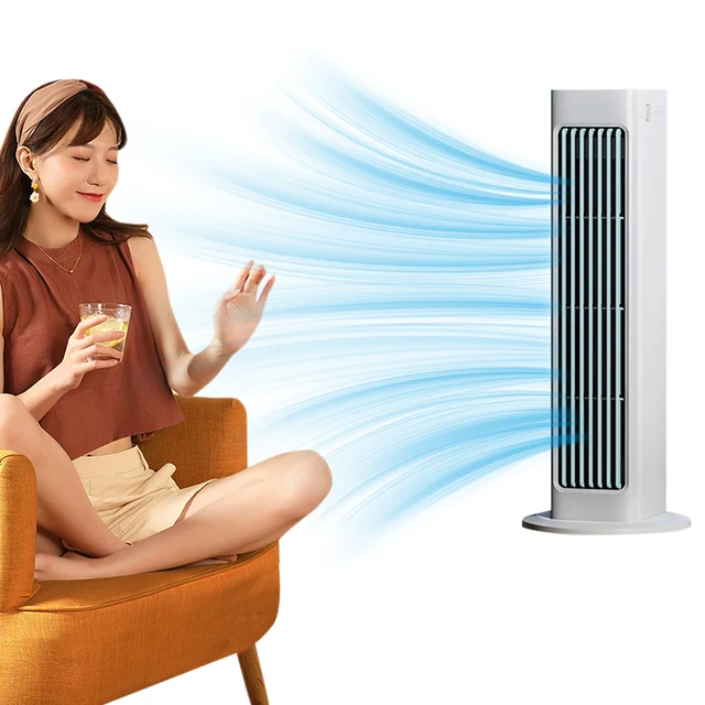 Silent Cooling Fan Remote Control Strong Wind Electric Fan Multi-Purpose Desktop Standing Fan for Bedroom Living Rooom Bathroom 2
