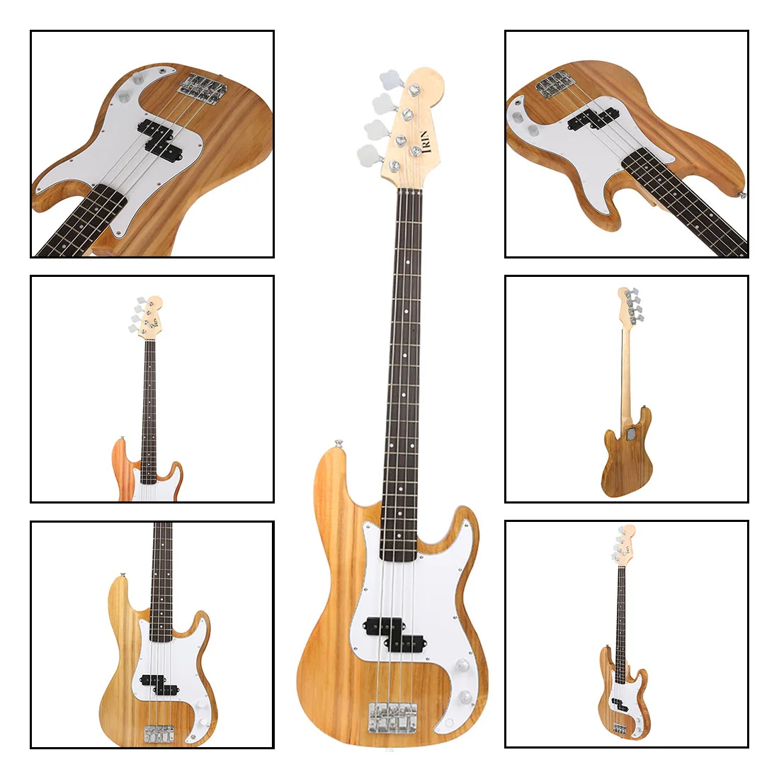Electric bass guitar IRIN 4 Strings 20 Frets Bass Guitar Basswood Body Electric Bass Guitarra With Bag Amp Tuner Guitar Parts & Accessories