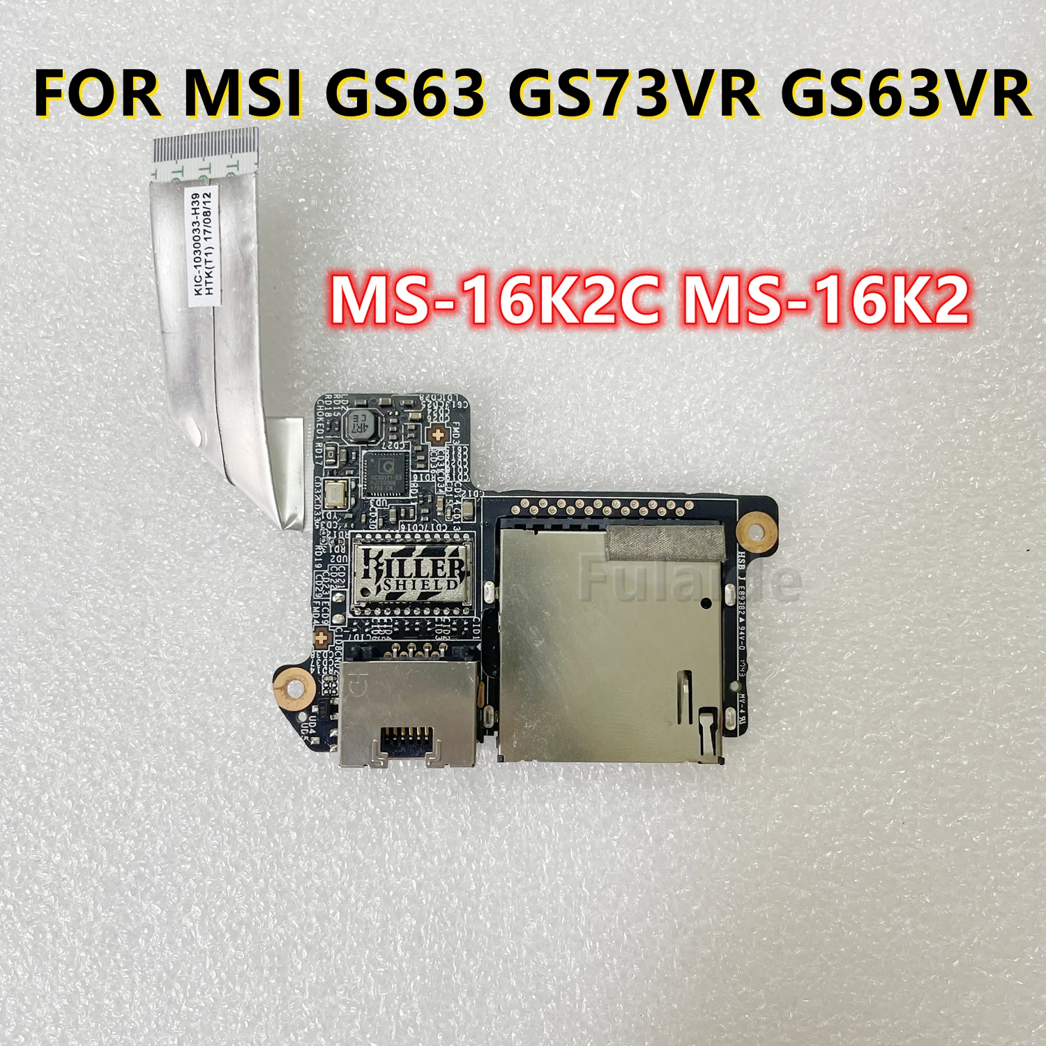 Placa da Relação da Rede Placa do Leitor do Cartão Ms16k2c Ms-16k2 16k3 16k4 Msi Gs63 Gs73vr Gs63vr