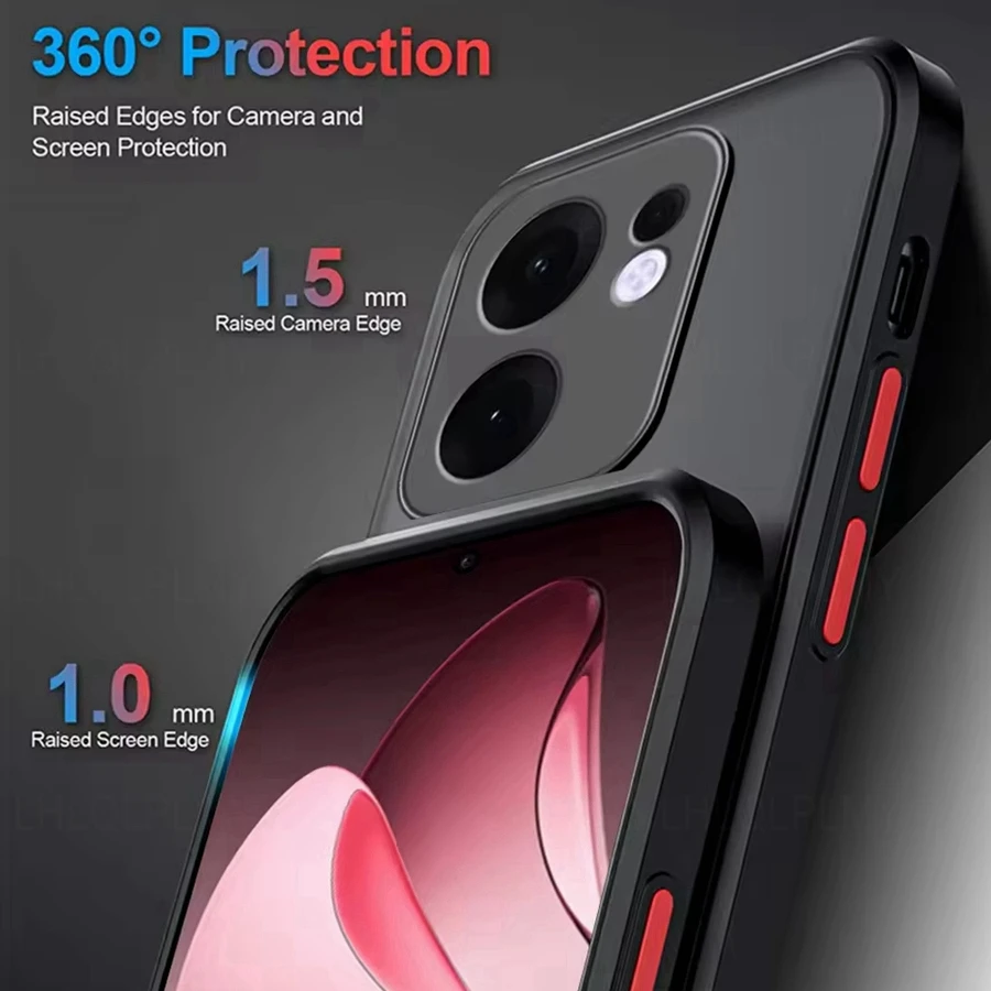 Luxury Shockproof Matte Silicone Armor Bumper Case