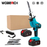 Cordless Reciprocating Saw 18V Adjustable Speed Cutting Bandsaw Electric Saw Wood Metal PVC Pipe Cutting fit Makita 18v Battery 1