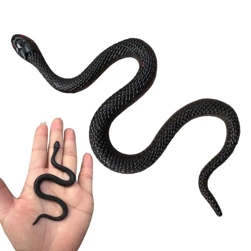 Fake Realistic Rubber Toy Snake Simulation Anaconda Scary Halloween To ...