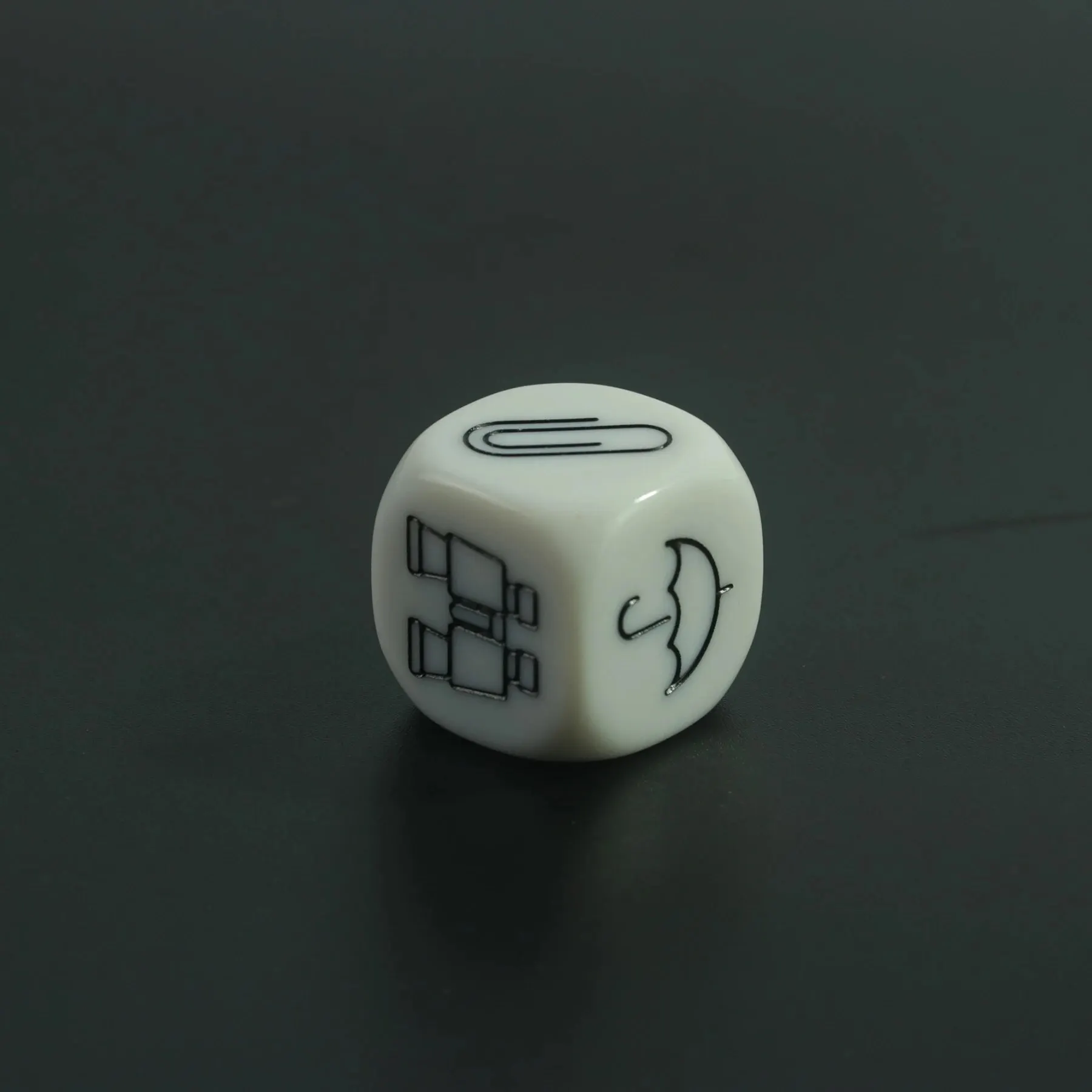 Game Dice Dice Set Acrylic Dice D6 Dice Set Telling Story Cube Acrylic 6 Sided Dice Funny Engraved Patterns For Children Education Toys And Games