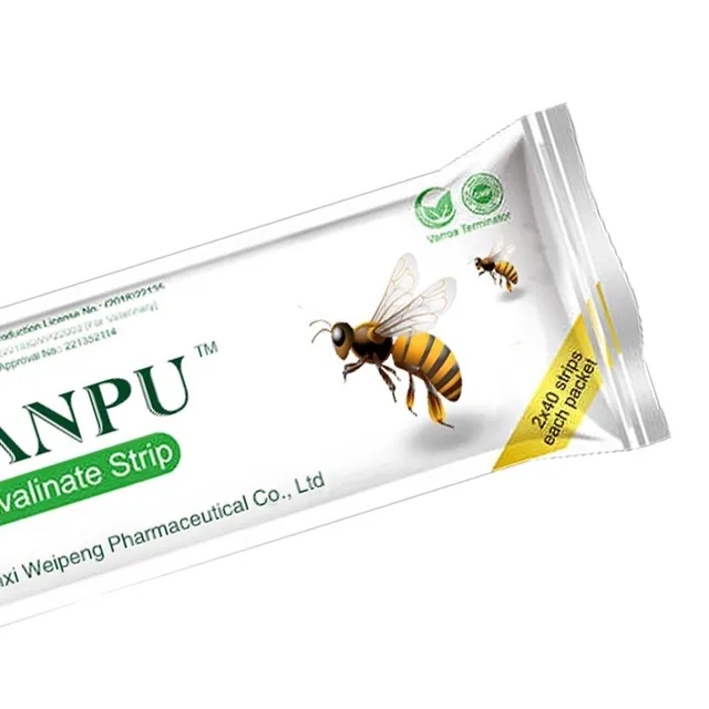 80 db Fluvalinate Szalagok Manpu Varroa Méhek Méhészeti Termékek Gyógyszerek Anti Atka Kontroll - Image 4