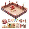 Kids Bullfighting Warrior Board Games Toy Puzzle Levels Card Board Game Family Funny Entertainment Casual Logical Party Game Toy 2