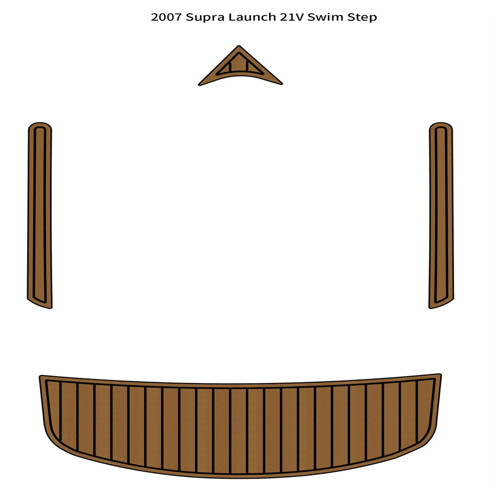 

2007 Supra Launch 21V Swim Platform Step Mat Boat EVA Foam Teak Deck Floor Pad Backing Self Adhesive SeaDek Gatorstep Style