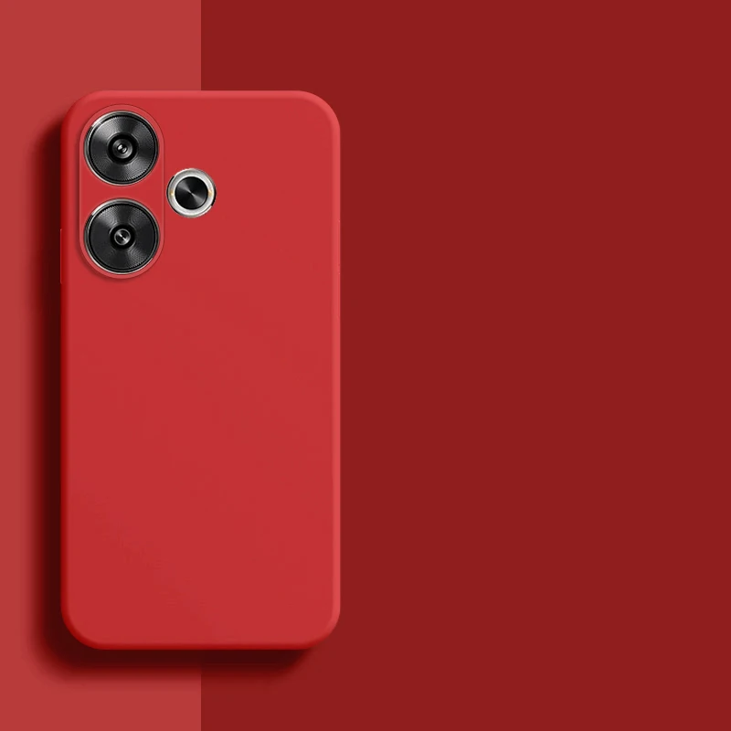 Soft Liquid Silicone Protective Phone Case for Xiaomi Poco F6 - Bumper Shield Cover