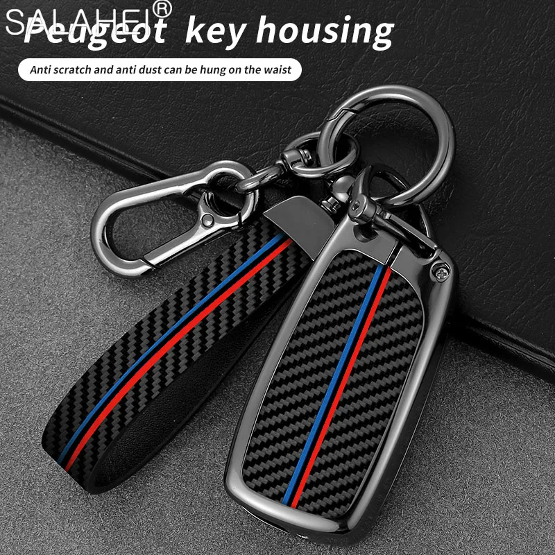

Carbon Fiber Car Fold Key Case Cover Protection Shell Holder For Peugeot Citroen C1 C2 C3 C4 C5 DS3 DS4 DS5 DS6 Auto Accessories