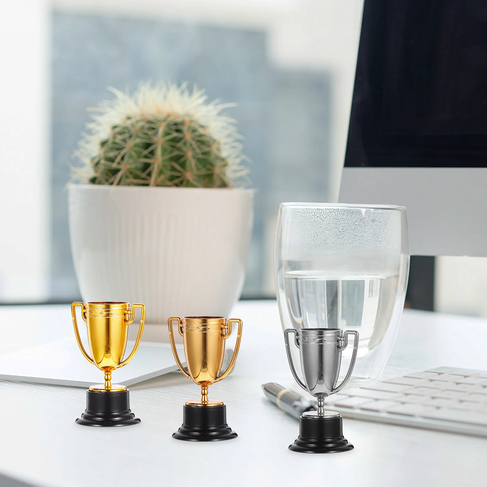

Mini Trophies Plastic Trophy Award Inch Trophy Cups Custom Trophies Party Favors Props Winning Prizes Prizes Adults Kids