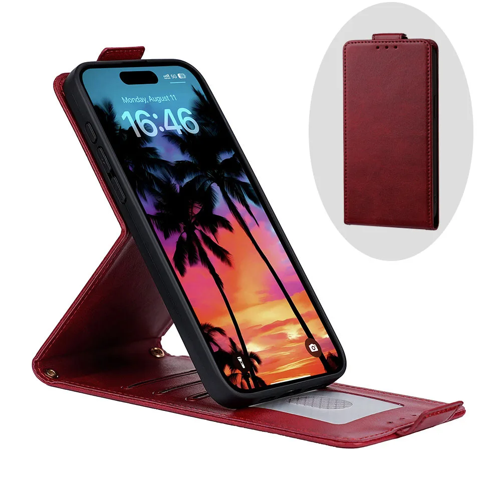 Classic Vertical Flip Case with Card Holder and Cover