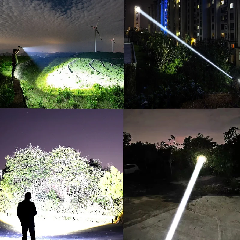 950000000LM 강력한 헤드램프 1200W LED 센서 헤드 토치 18650 충전식 장거리 헤드라이트 낚시 캠핑 헤드 랜턴