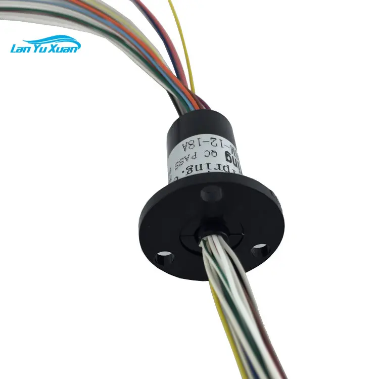 

Slip Ring Collector Ring Conductive Slip Ring Mini 18 Way 2A Each Way Outer Diameter 12.5mm Brush 360 Degree Rotating Slip Ring