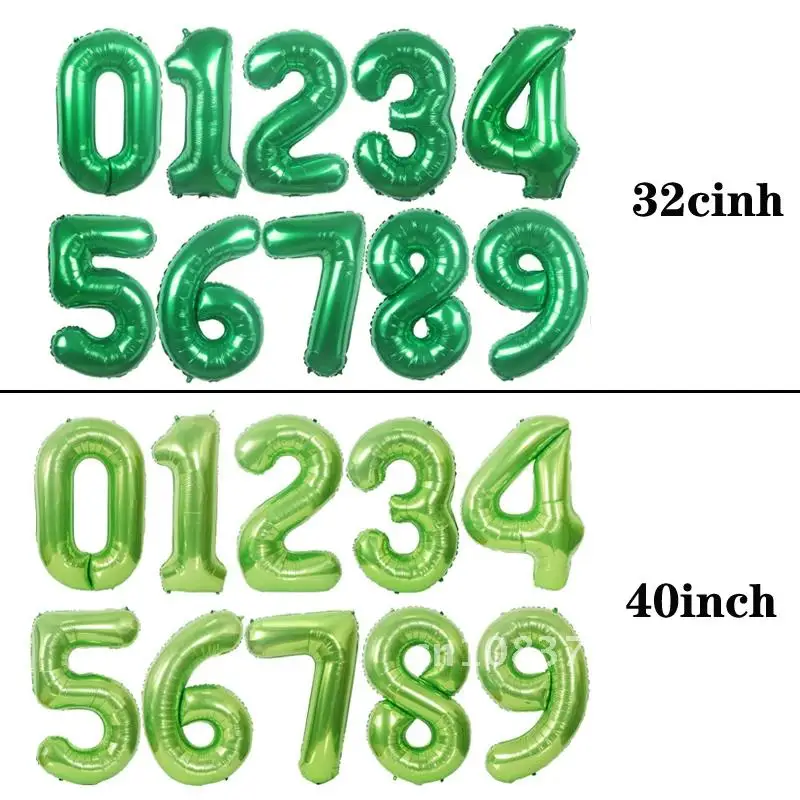 

32'' 40'' Balloon Wholesale Helium Happy Birthday Party Wedding Decoration Kids Toy Big Number Foil Figure Digit Globos