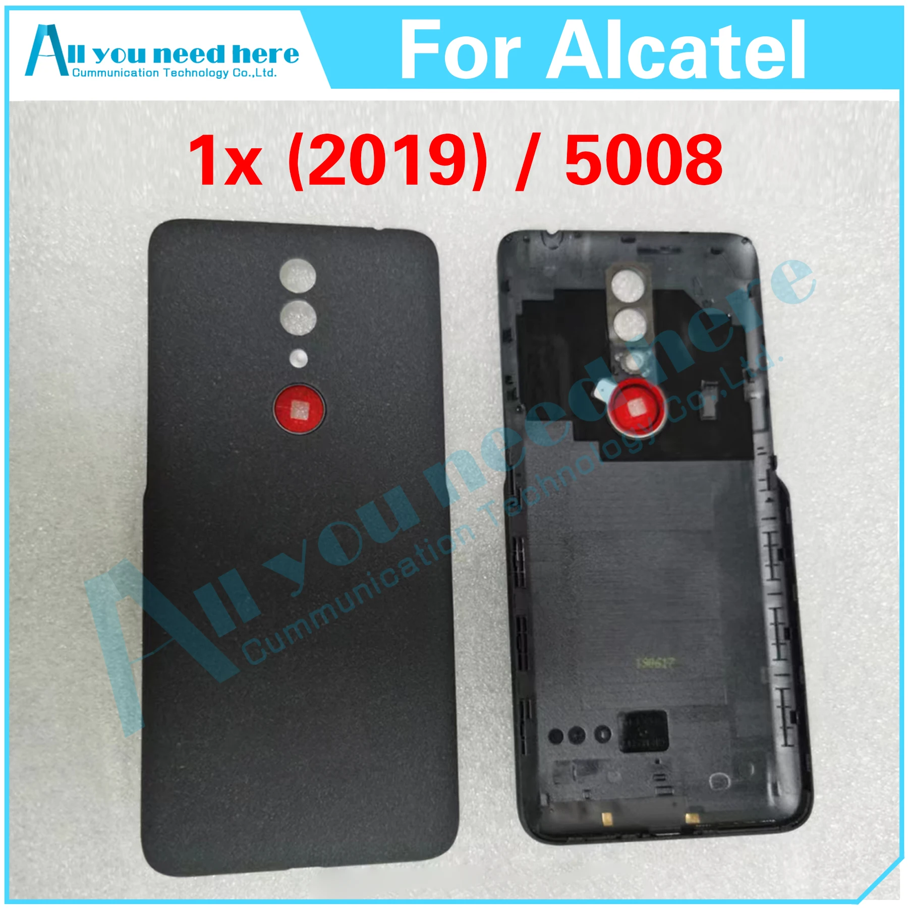 

High Quality For Alcatel 1X (2019) 5008 Back Cover Door Housing Case Rear Battery Cover Repair Parts Replacement
